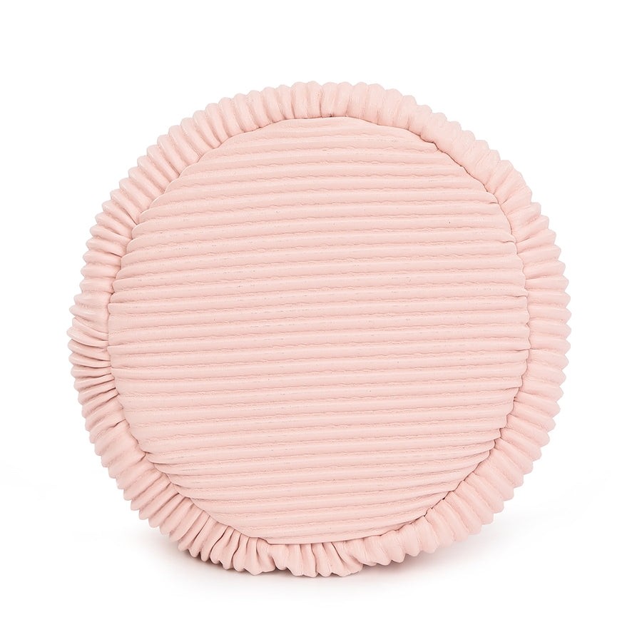 Corduroy Design Cosmetic Makeup Drawstring Bag - Pink