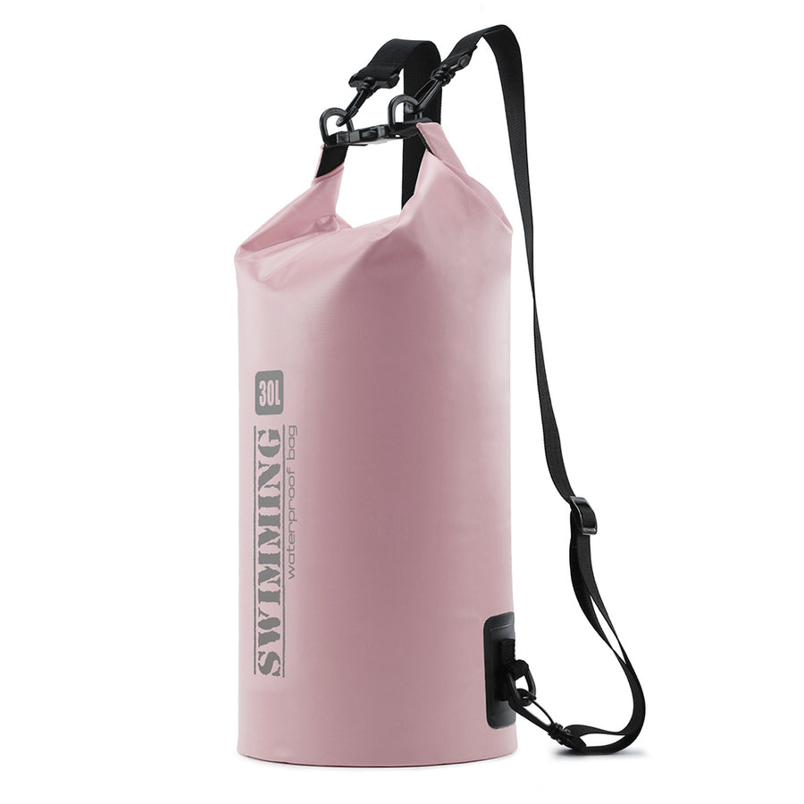 FLOATING BACKPACK DRY BAG for Boating, Fishing, Kayaking, Swimming - Pink 15L